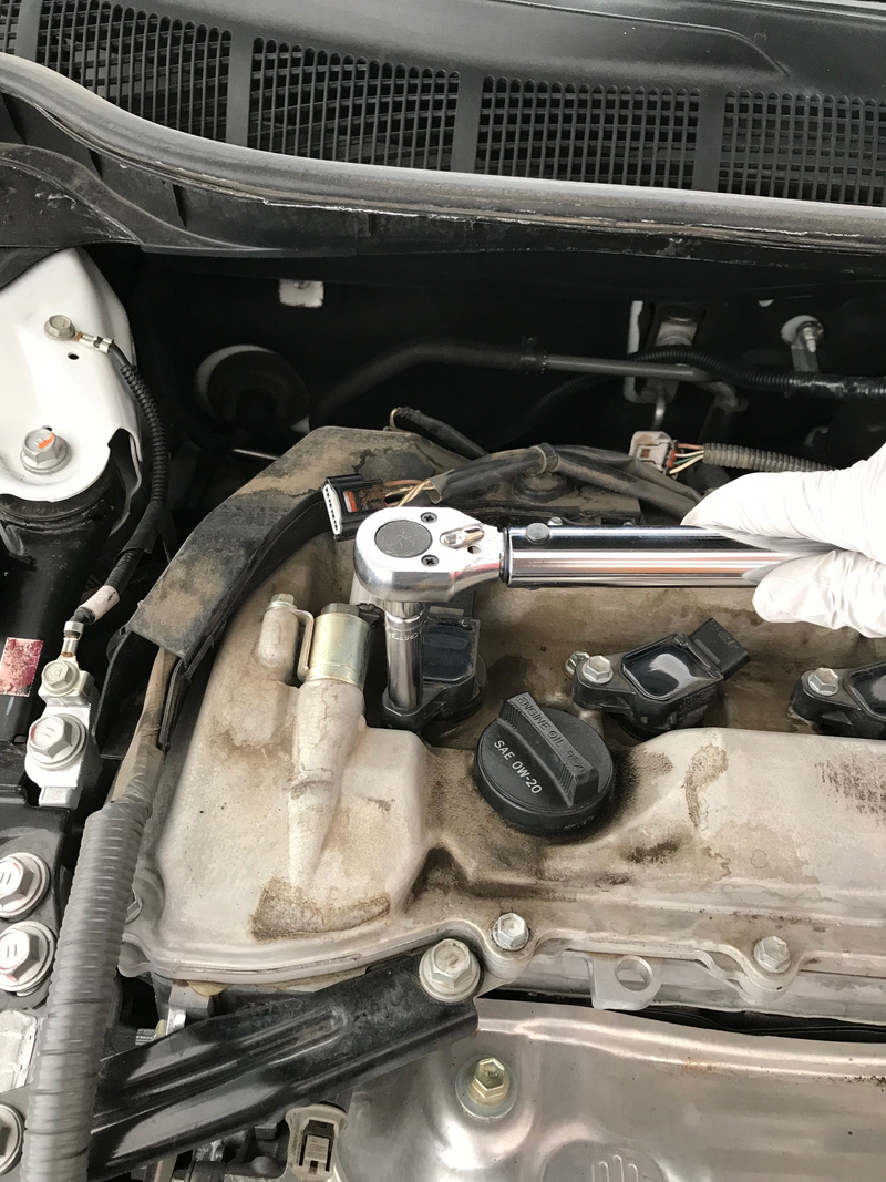 Torque the bolts to the proper spec. Here it was 7ft-lbs